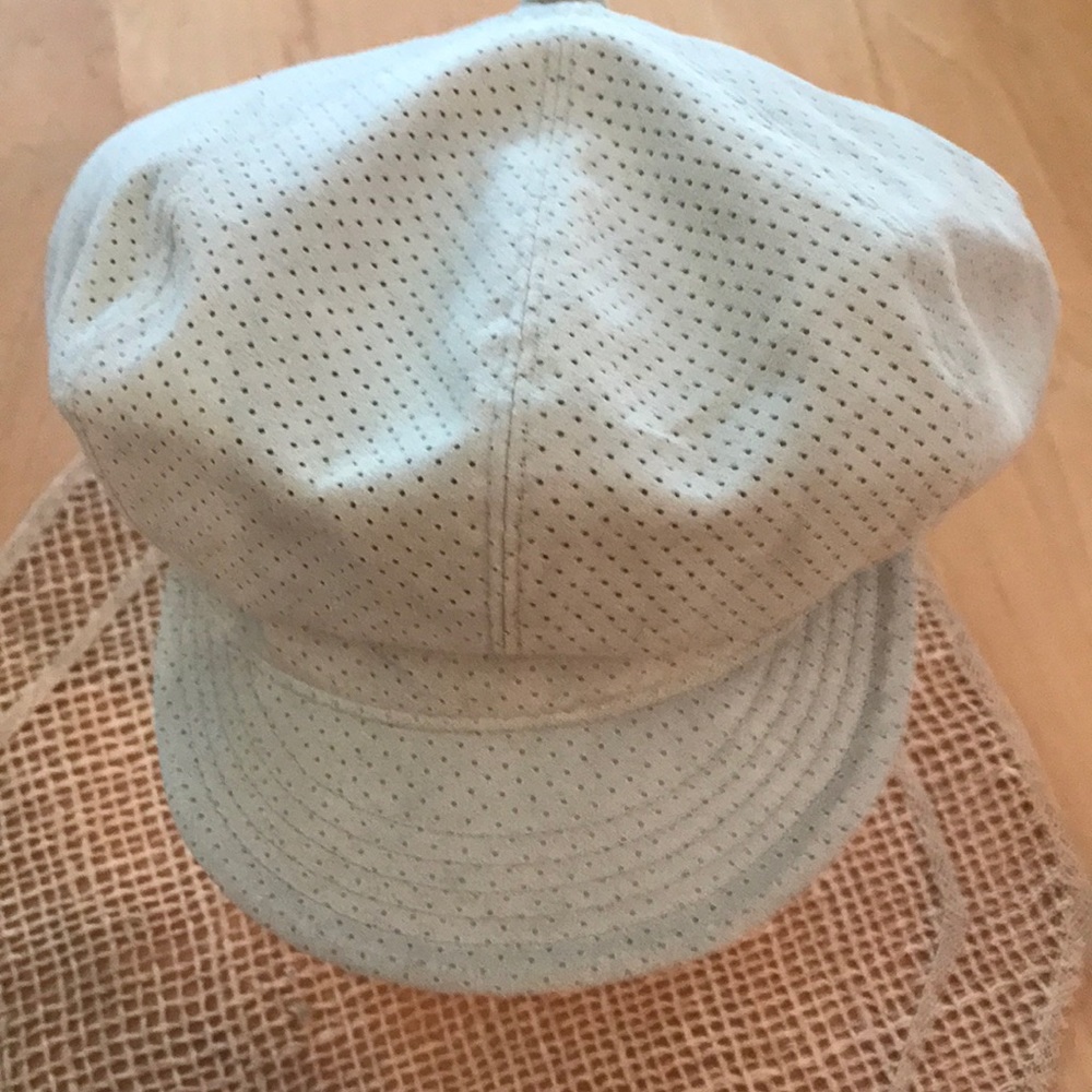 NWT LIZ CLAIBORNE SUEDE O/S CAP